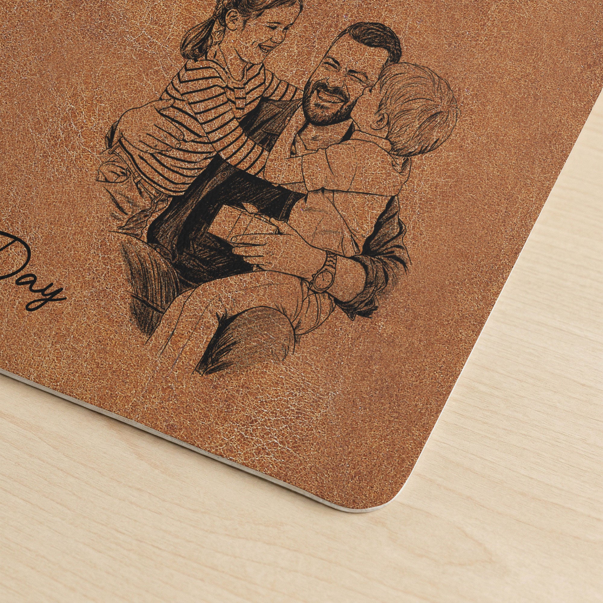 We-Love-You-Custom-Photo-Sketch-Line-Art-Fathers-Day-Gift-For-Husband-Dad-Personalized-Desk-Mat-6
