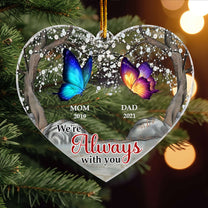 We're Always With You, New Version - Personalized Acrylic Ornament