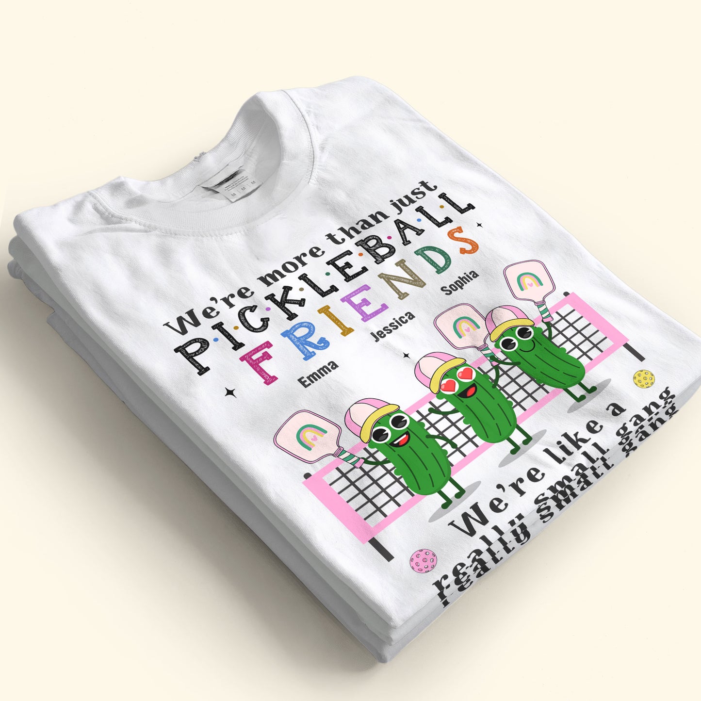 We're More Than Just Pickleball Friends - Personalized Shirt