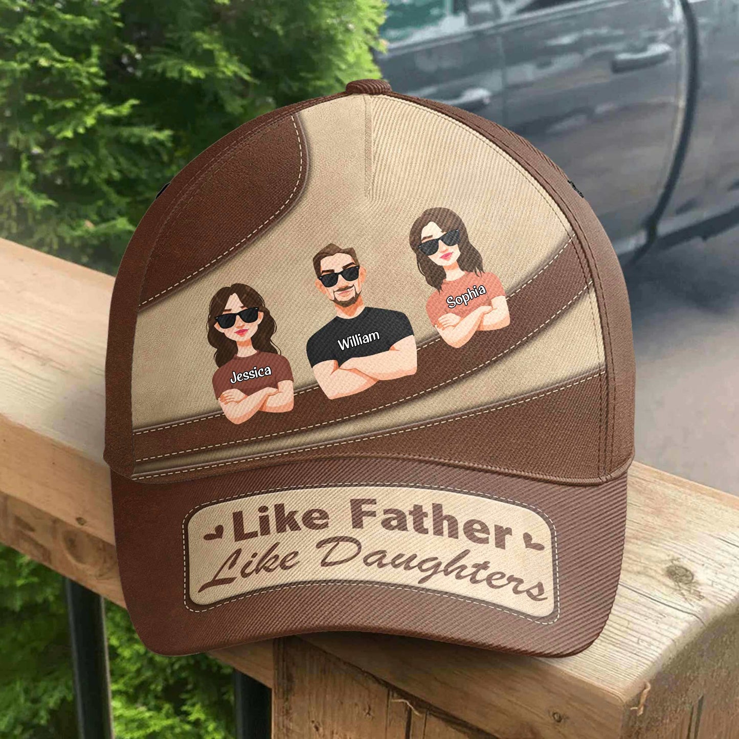 Like Father Like Daughters - Personalized Classic Cap