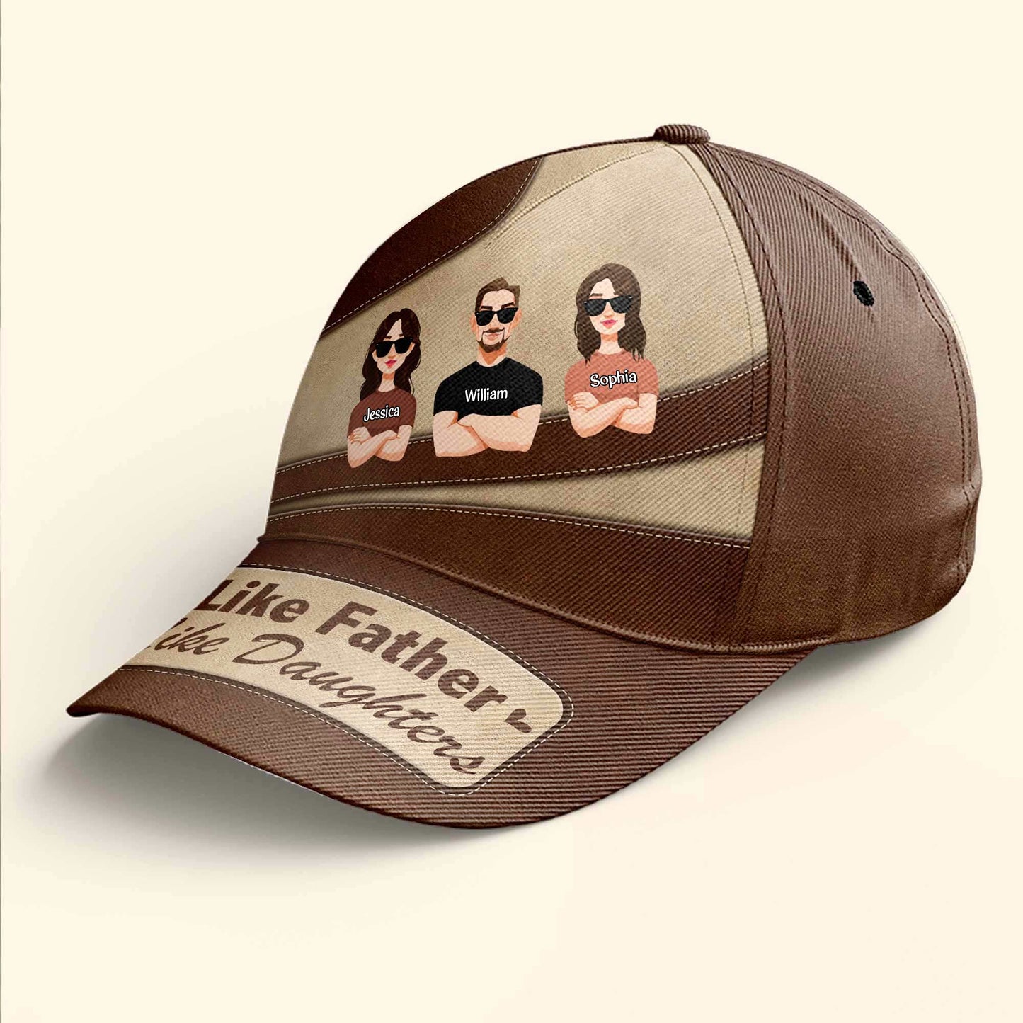 Like Father Like Daughters - Personalized Classic Cap