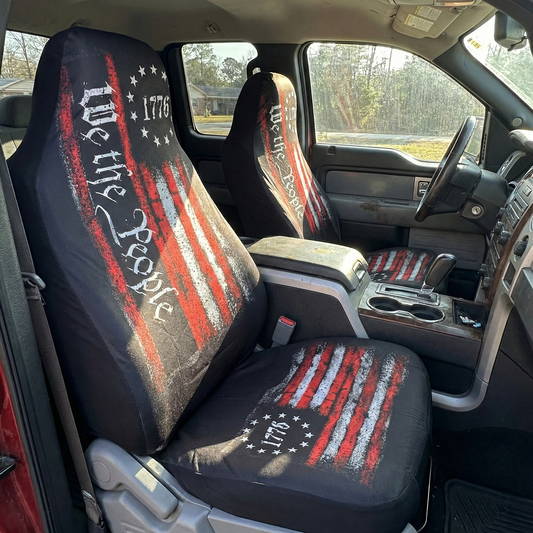 We-The-People-Distressed-Flag-250-Years-Personalized-Car-Seat-Cover-1