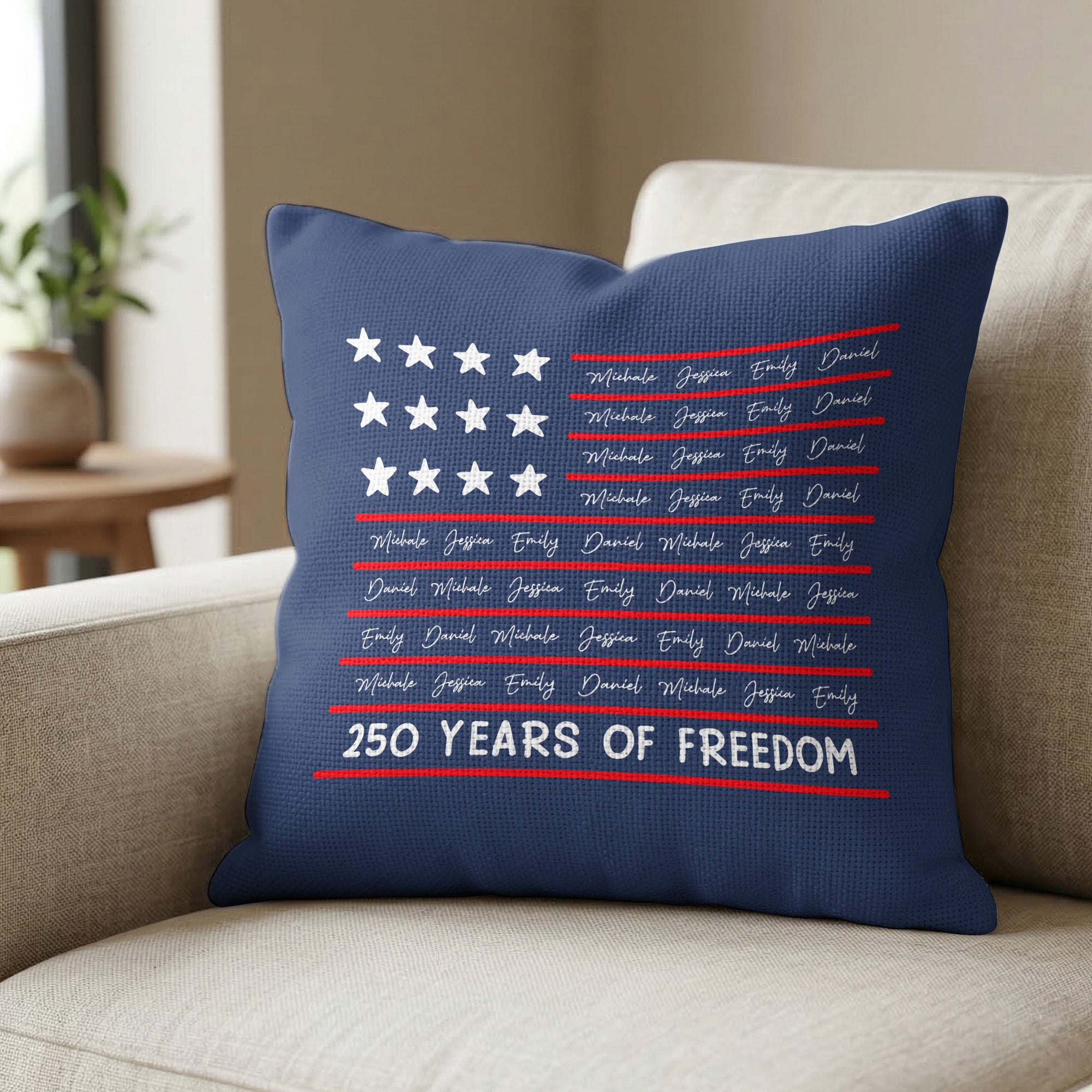 We-The-People-Patriotic-Repeating-Name-250Th-Anniversary-Personalized-Pillow-Cover-3