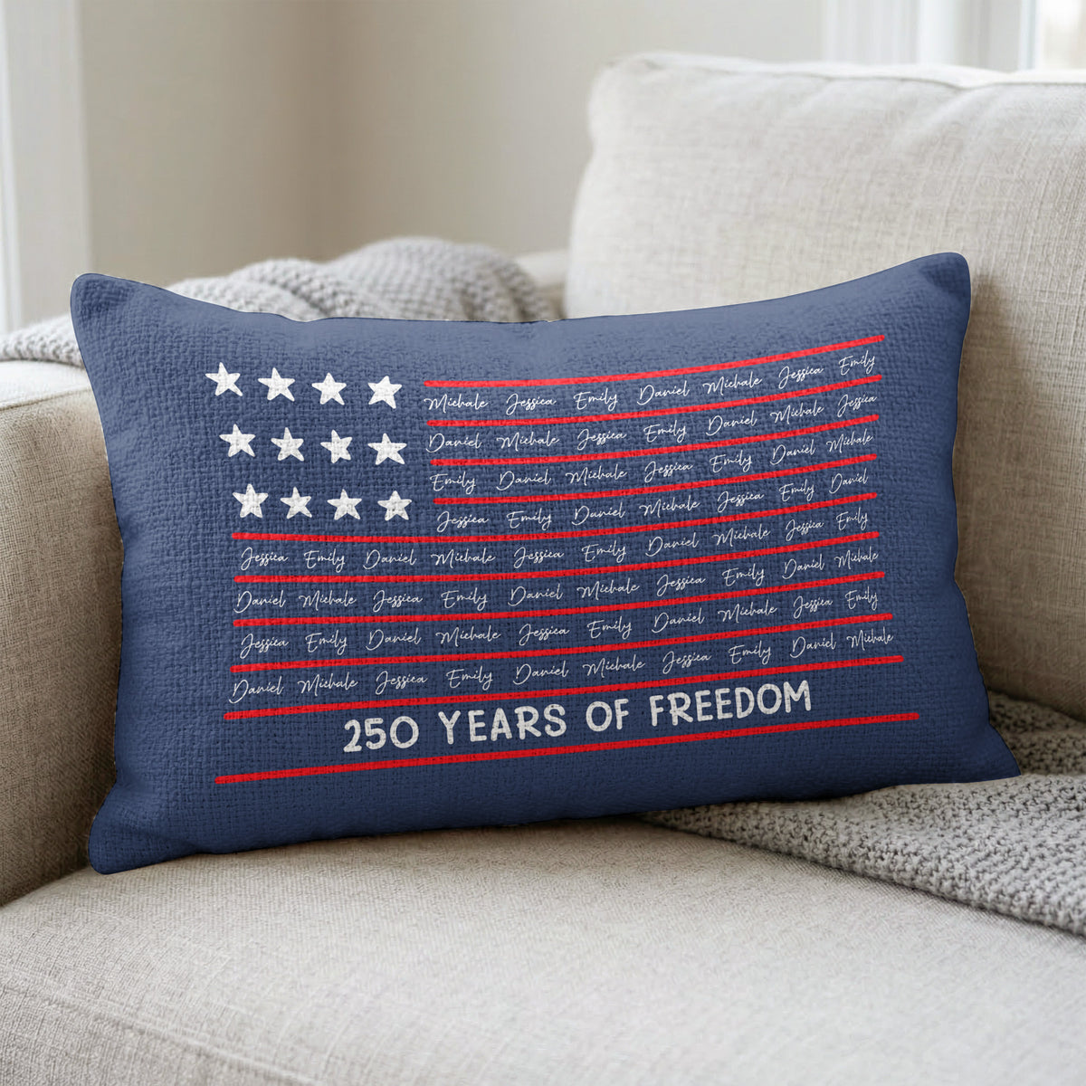 We-The-People-Patriotic-Repeating-Name-250Th-Anniversary-Personalized-Pillow-Cover-4