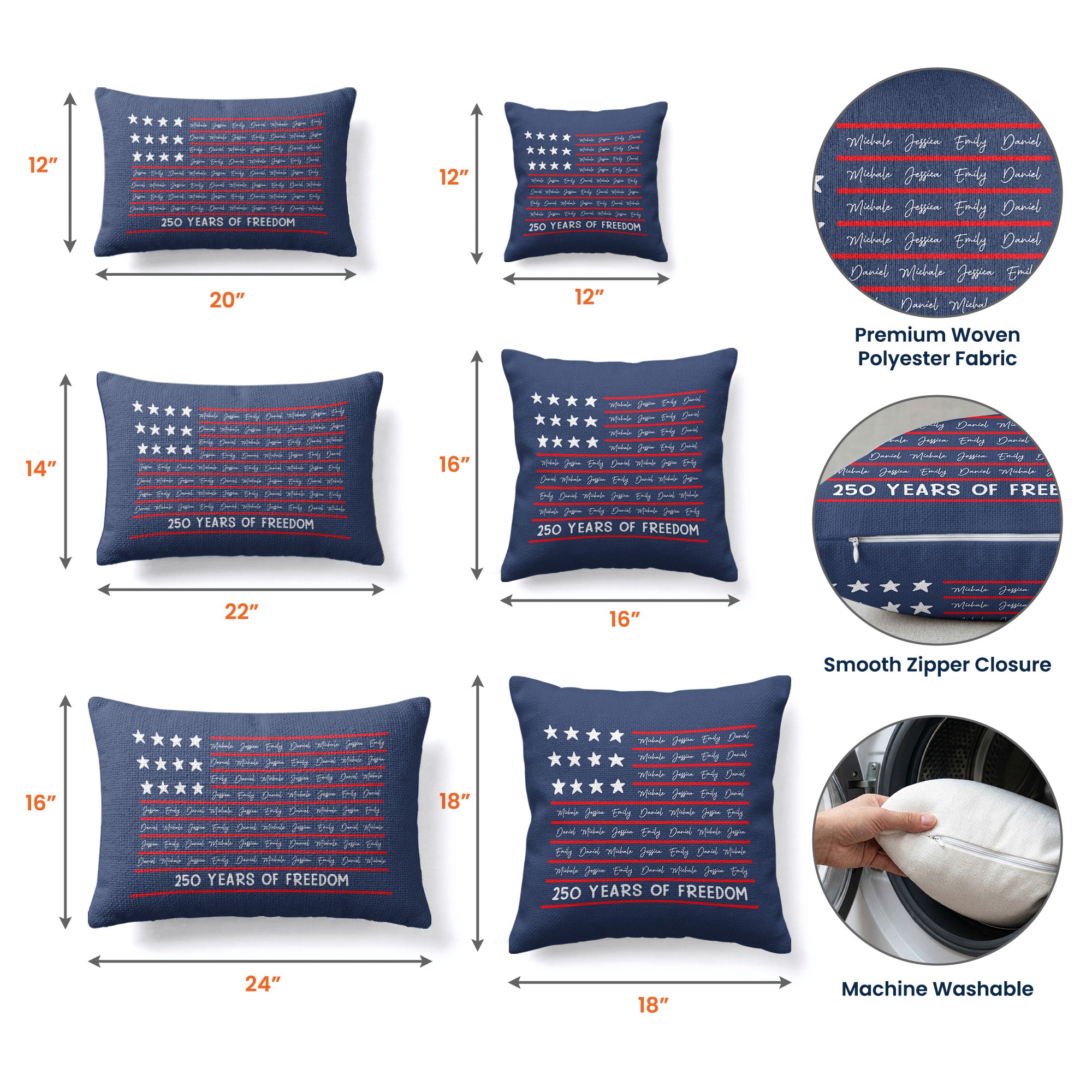 We-The-People-Patriotic-Repeating-Name-250Th-Anniversary-Personalized-Pillow-Cover-9
