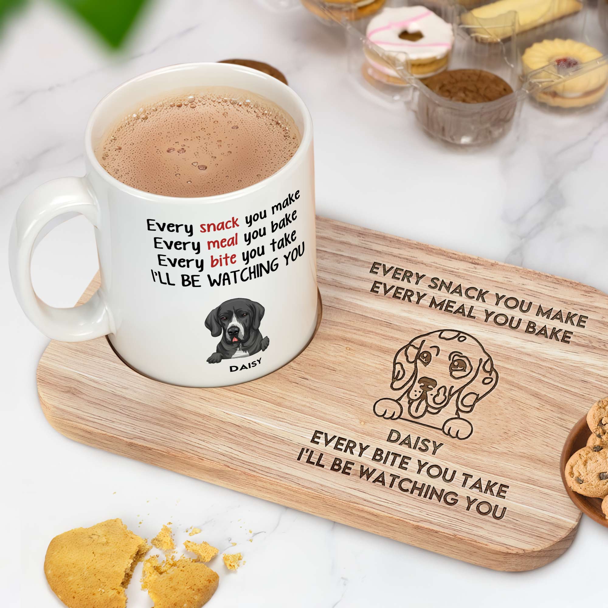 We'll Be Watching You - Snacks & Sips For Dog Parents - Custom Gift Set