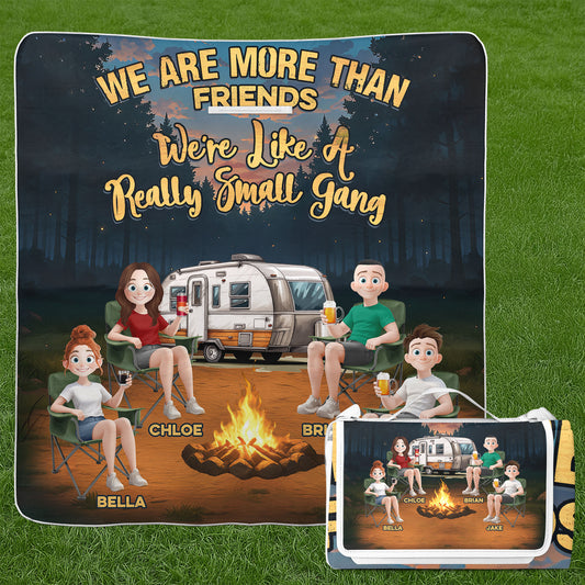 We're More Than Friends - Personalized Picnic Blanket
