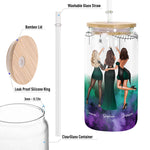 We're Not Sugar & Spice - Personalized Clear Glass Cup