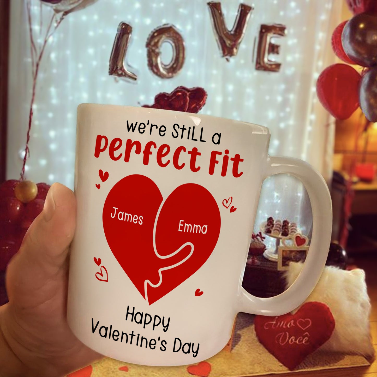 We're Still A Perfect Fit - Funny Naughty Gifts For Couples - Personalized Mug