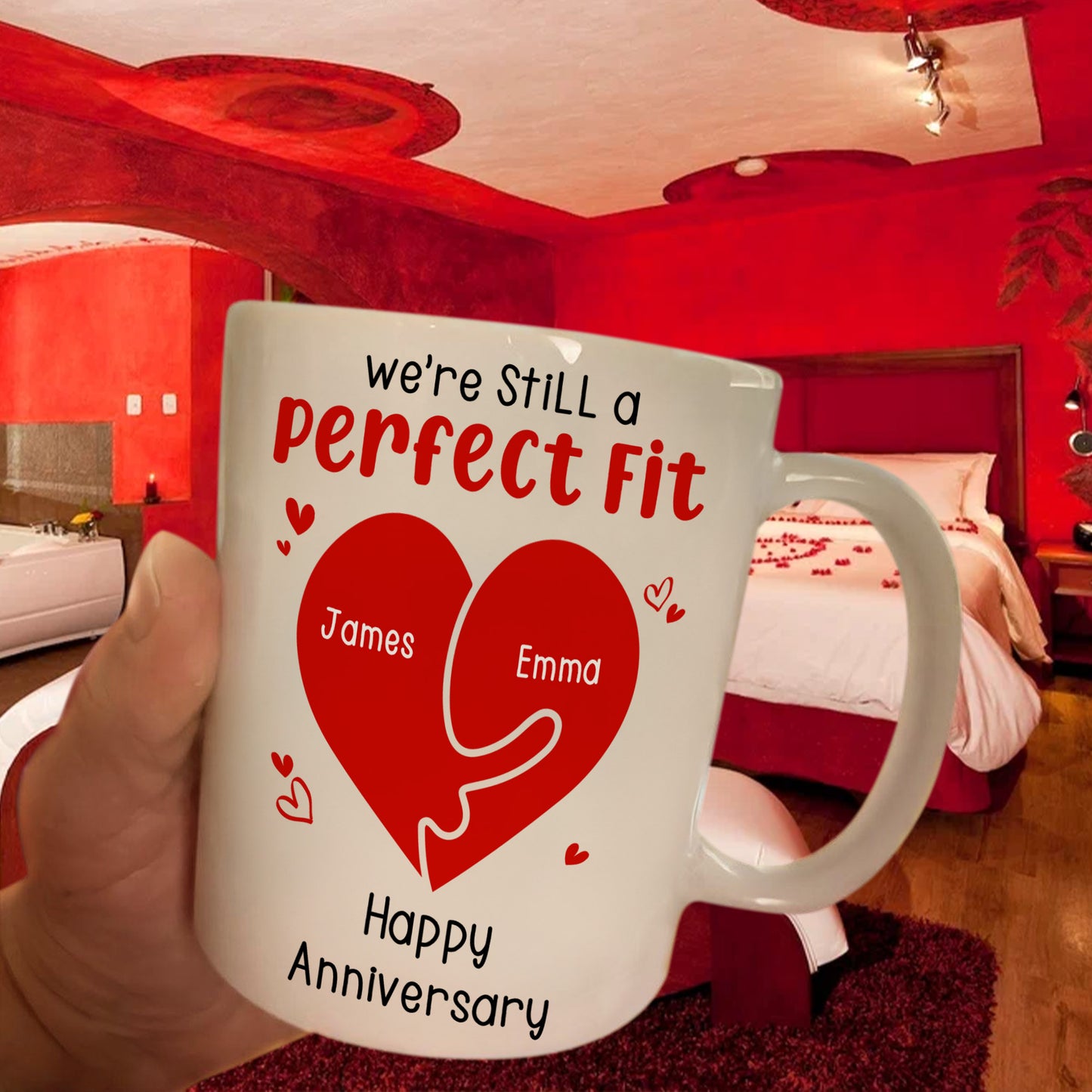 We're Still A Perfect Fit - Funny Naughty Gifts For Couples - Personalized Mug