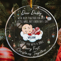 We've Been Together For Just A Little While - Personalized Acrylic Ornament