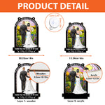 Wedding Gift All Of My Tomorrows - Personalized Window Hanging Suncatcher Ornament