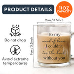 Wedding Gift For Bridesmaid I Couldn't Tie The Knot - Personalized Glass Mug