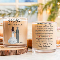 Wedding Gift For Mother Of The Bride - Personalized Glass Mug