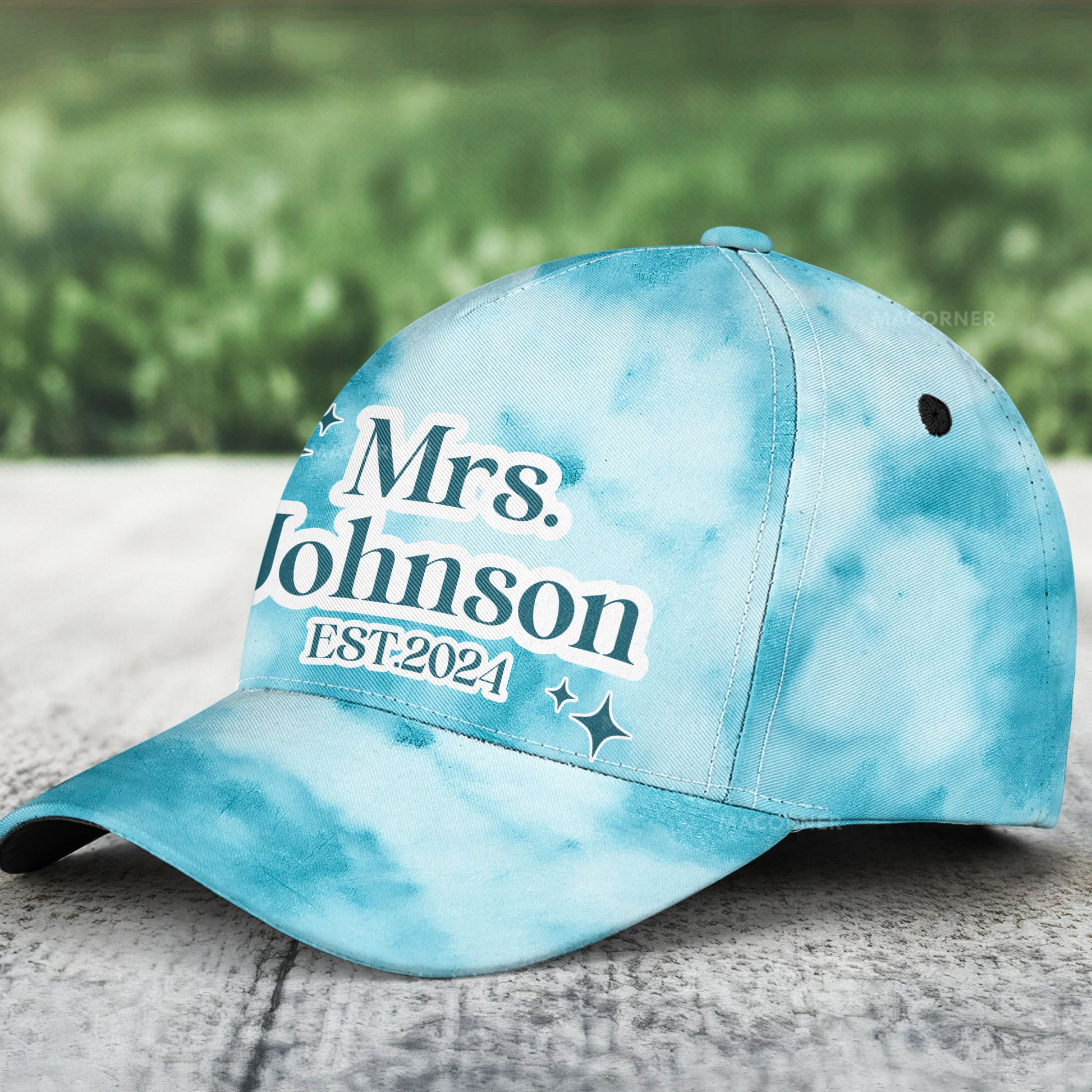 Wedding Gift Mr & Mrs - Personalized Classic Cap