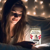 Wedding Gift You Are My Today And All Of My Tomorrows - Personalized Mason Jar Light