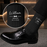 Wedding Socks For Groomsmen, Groom Wedding Gifts - Personalized Socks