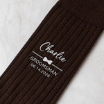Wedding Socks For Groomsmen, Groom Wedding Gifts - Personalized Socks