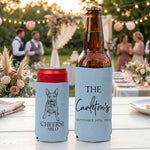 Wedding-Can-Cooler-Favor-Custom-Pet-Photo-Sketch-Line-Art-Personalized-Can-Cooler-1