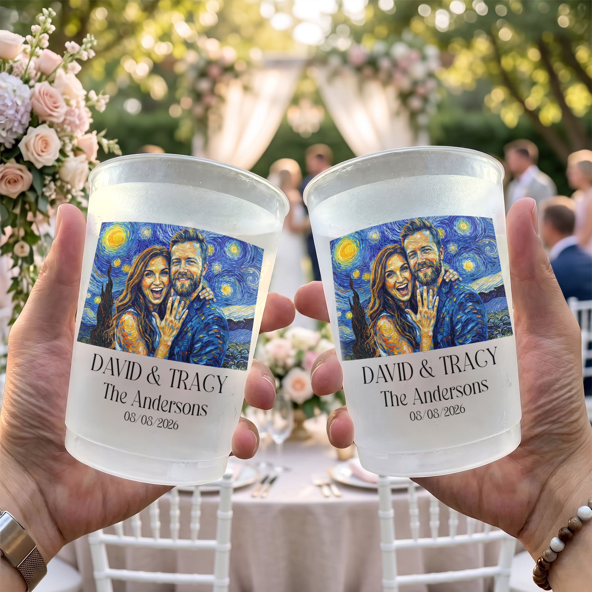 Wedding-Decorations-&-Favors-Custom-Photo-Van-Gogh-Art-Party-Cups-Personalized-Cups-4