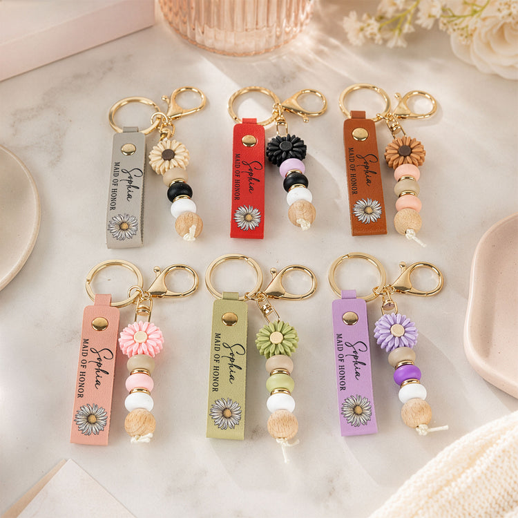 Wedding-Gifts-For-Bridesmaid-Friends-Sisters-Custom-Name-&-Birth-Flower-Personalized-Keychain-4