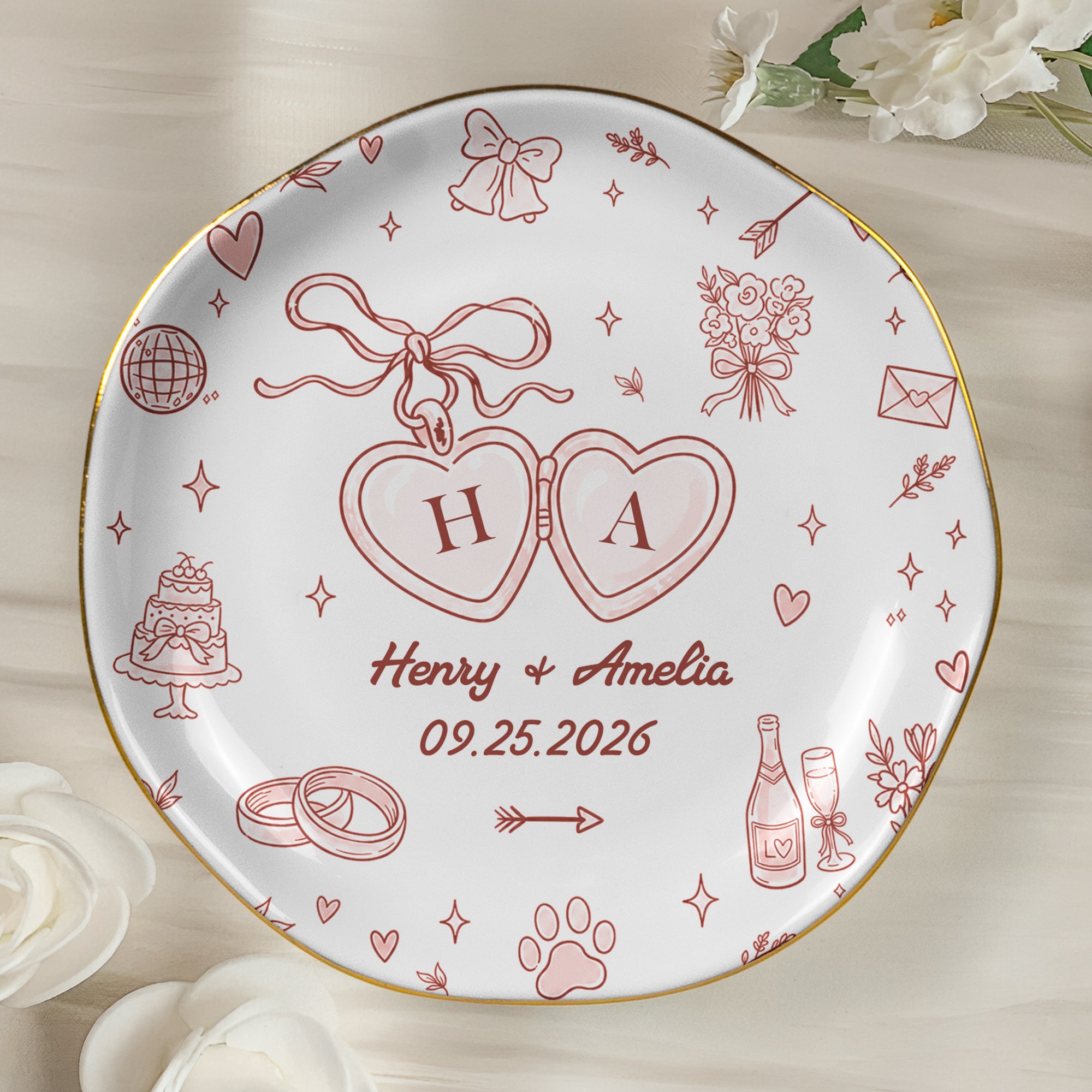 Wedding-Ring-Dish-For-Couple-Custom-Names-&-Year-Engagement-Bridal-Shower-Gift-For-Bride-Personalized-Jewelry-Dish-3