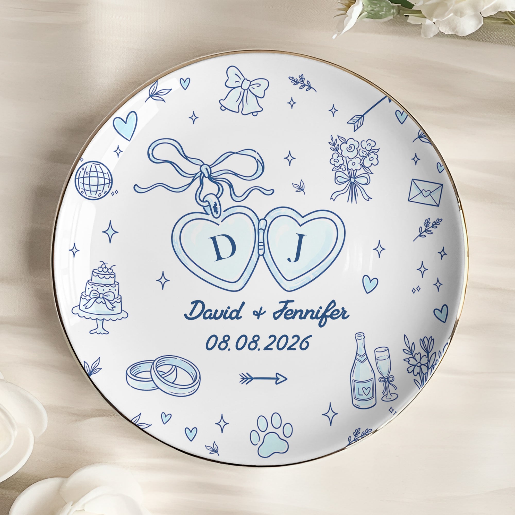 Wedding-Ring-Dish-For-Couple-Custom-Names-&-Year-Engagement-Bridal-Shower-Gift-For-Bride-Personalized-Jewelry-Dish-5