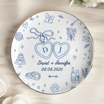 Wedding-Ring-Dish-For-Couple-Custom-Names-&-Year-Engagement-Bridal-Shower-Gift-For-Bride-Personalized-Jewelry-Dish-5