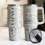 Weekend Forecast Baking With A Chance Of Drinking - Personalized 40oz Tumbler
