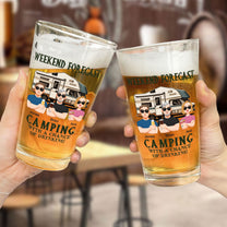 Weekend Forecast - Personalized Beer Glass