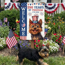 Welcome - 250Th Anniversary - Personalized Metal Sign