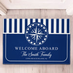 Welcome Aboard - Personalized Doormat