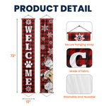Welcome Greeting Banners For Pet Lover - Personalized Porch Banners
