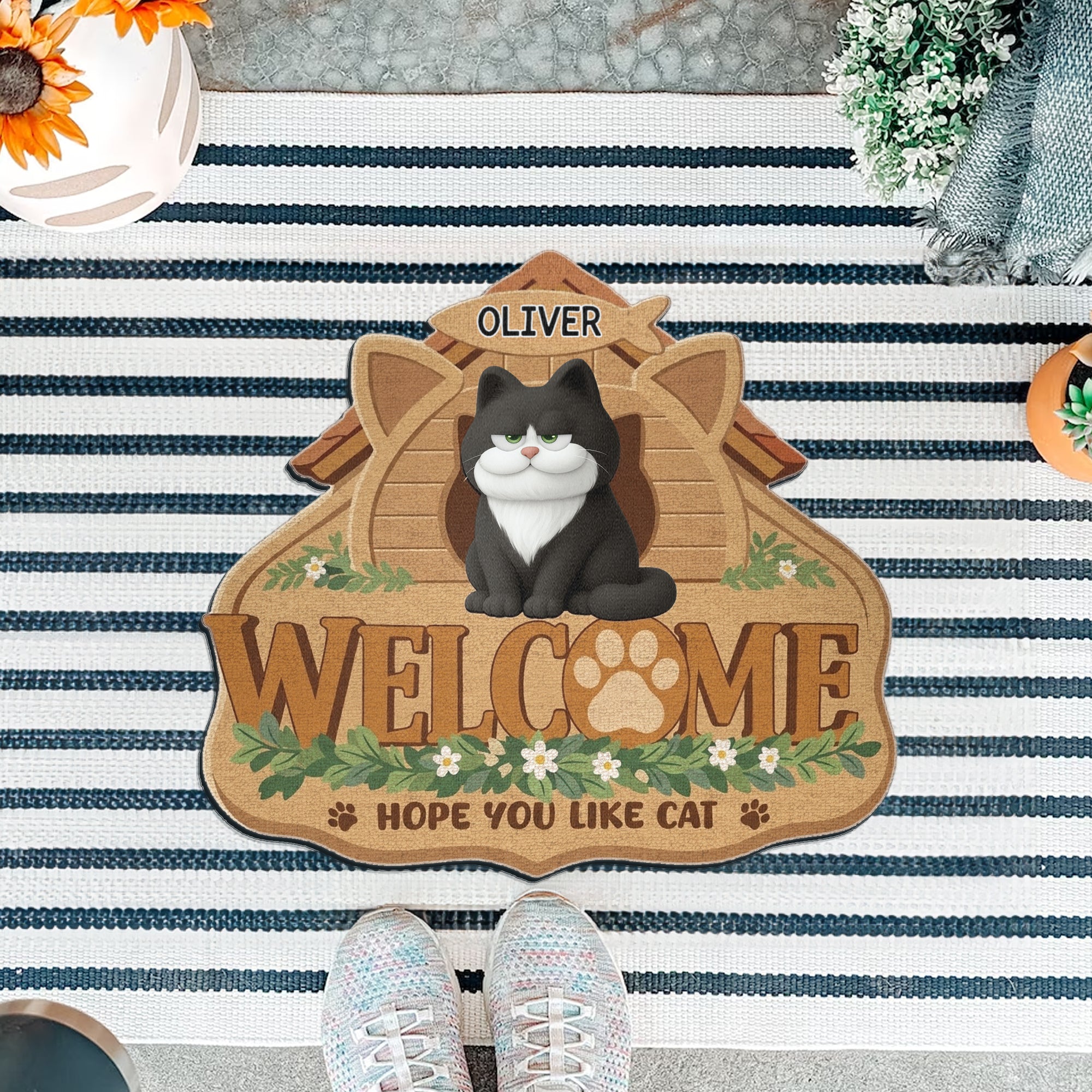Welcome Home For Pet Lovers - Personalized Doormat