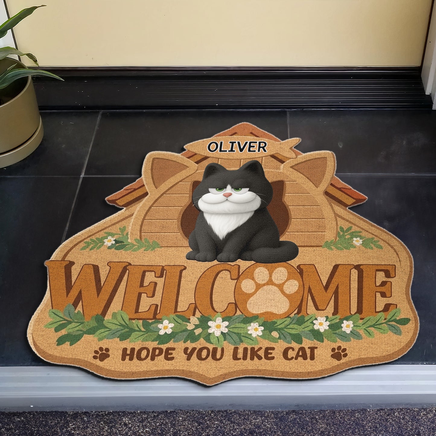 Welcome Home For Pet Lovers - Personalized Doormat