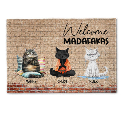 Welcome Madafakas - Personalized Doormat