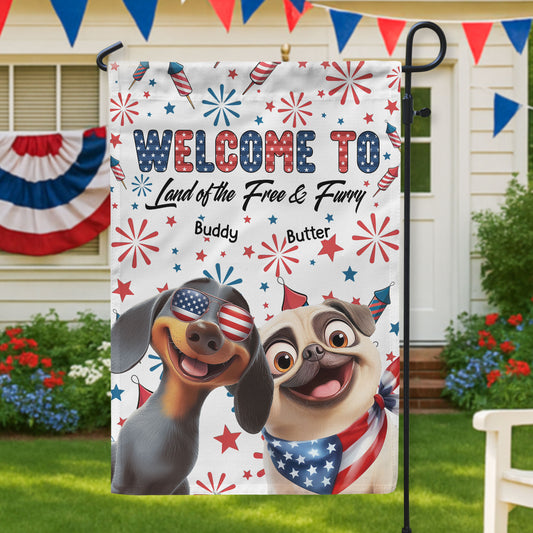 Welcome - Personalized Flag