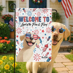 Welcome - Personalized Flag