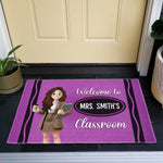 Welcome To My Classroom Decor Gift For Teacher Back To School - Personalized Doormat