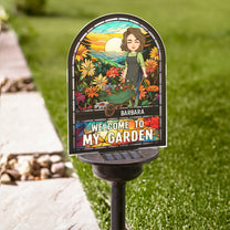 Welcome To My Garden - Personalized Solar Light