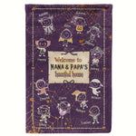 Welcome To Nana & Papa's Haunted House - Personalized Flag