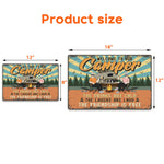 Welcome To Our Camper - Personalized Metal Sign