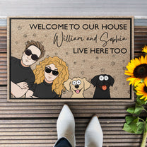 Welcome To Our House - Personalized Doormat