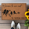 Welcome To Our Nest - Personalized Doormat