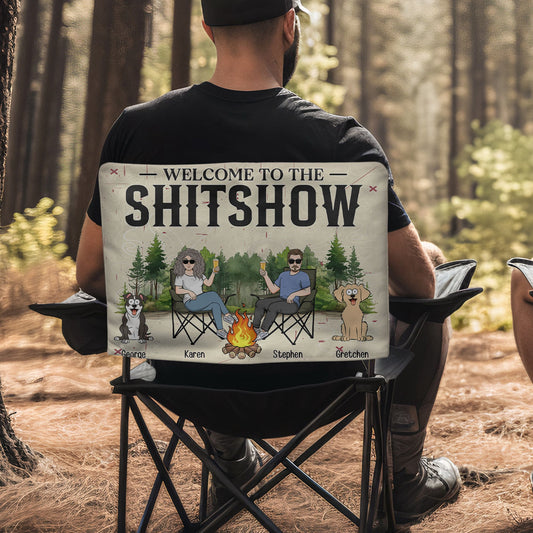 Welcome To The Shitshow - Personalized Folding Chair Cover