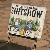 Welcome To The Shitshow - Personalized Folding Chair Cover