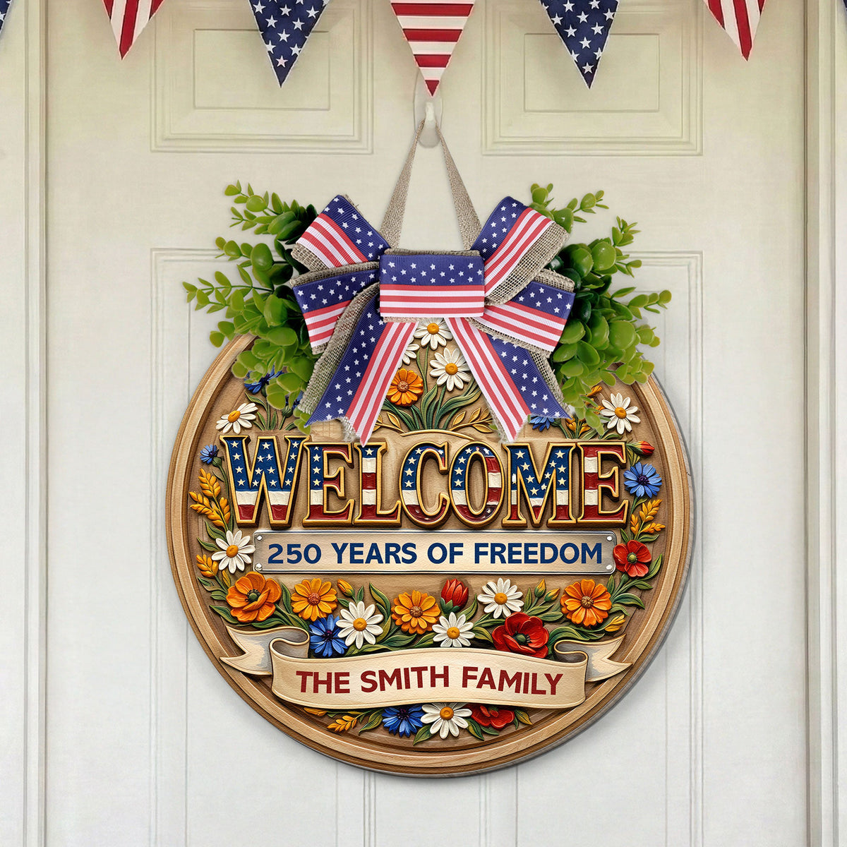 Welcome_250_Years_Of_Freedom_Personalized_Wood_Sign_1