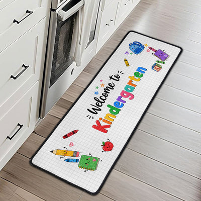 Welcome Class First Day Of School - Personalized Runner Rug