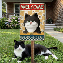 Welcome_Hope_You_Like_Dogs_Personalized_Metal_Sign_3