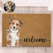 Welcome_Pet_Portrait_Watercolor_Art_Welcome_Mat_Personalized_Doormat_1